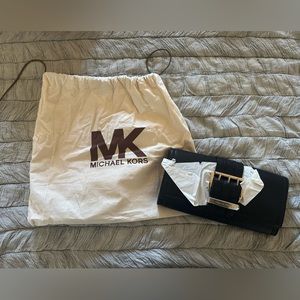 NWT Michael Kors Clutch and Dust Bag